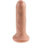 KING COCK - REALISTISCHER DILDO UNGESCHNITTENES FLEISCH 15 CM
