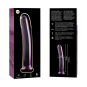NEBULA SERIES BY IBIZA - MODELL 8 DILDO BOROSILIKATGLAS ROSA 14.5 CM -O- 2 CM