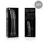 NEBULA SERIES BY IBIZA - MODELL 9 DILDO BOROSILIKATGLAS KLAR 15.5 CM -O- 2.5 CM
