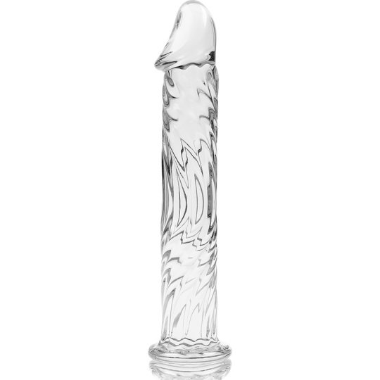 NEBULA SERIES BY IBIZA - MODELL 12 DILDO BOROSILIKATGLAS KLAR 17 CM -O- 3.5 CM
