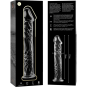 NEBULA SERIES BY IBIZA - MODELL 12 DILDO BOROSILIKATGLAS KLAR 17 CM -O- 3.5 CM
