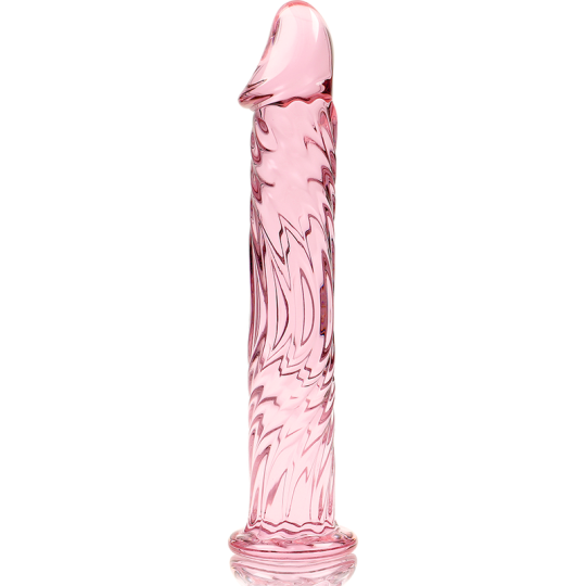 NEBULA SERIES BY IBIZA - MODELL 12 DILDO BOROSILIKATGLAS ROSA 17 CM -O- 3.5 CM