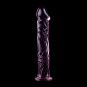 NEBULA SERIES BY IBIZA - MODELL 12 DILDO BOROSILIKATGLAS ROSA 17 CM -O- 3.5 CM