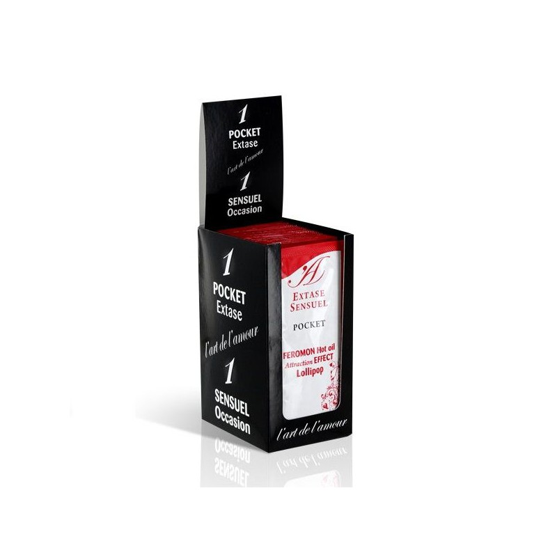 EXTASE SENSUAL - MASSAGEÖL MIT WRMEEFFEKT PHEROMONEN LOLLIPOP 10 ML