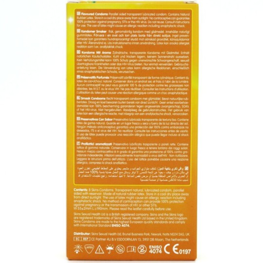 SKINS - BANANA PREMIUM KONDOME PACKUNG 8