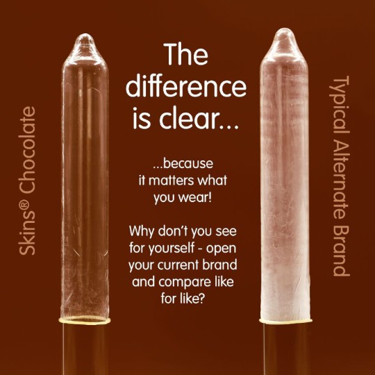 SKINS - SCHOKOLADE PREMIUM-KONDOME PACKUNG 4