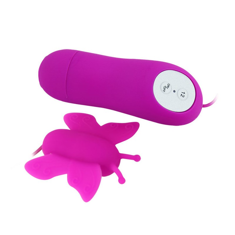 BAILE - LOVE EGGS BUTTERFLY CLITORIS STIMULATOR 12 GESCHWINDIGKEITEN LILA FERNBEDIENUNG