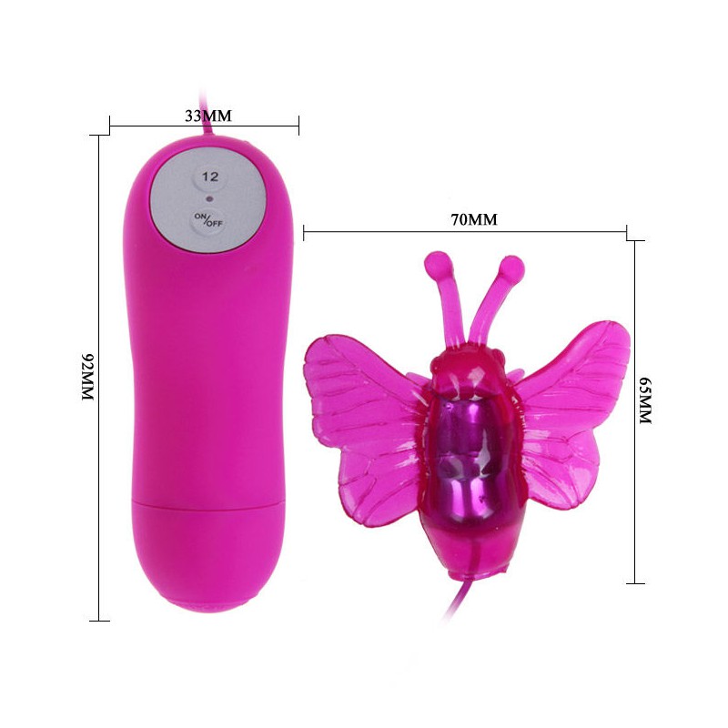 BAILE - CUTE SECRET BUTTERFLY STIMULATOR VIBRATOR 12V