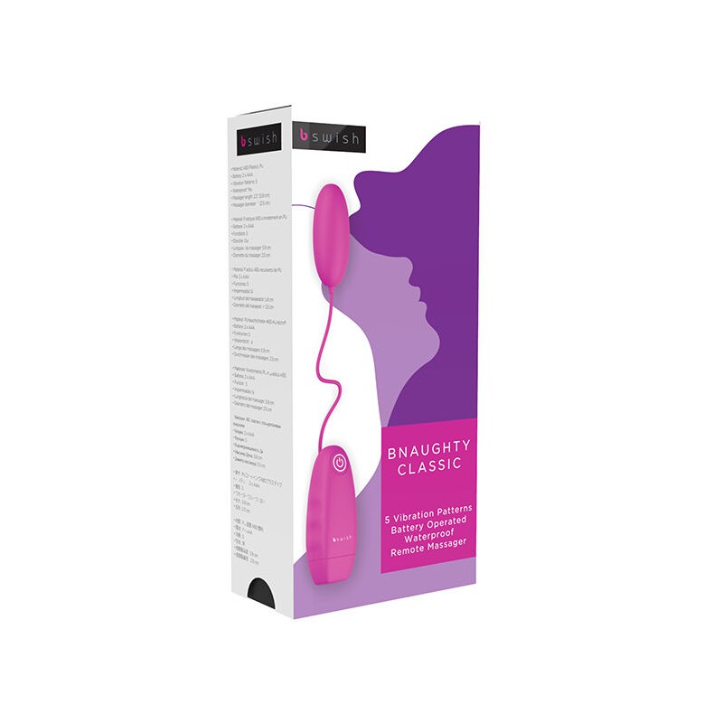 B SWISH - BNAUGHTY CLASSIC VIBRATING BULLET CERISE
