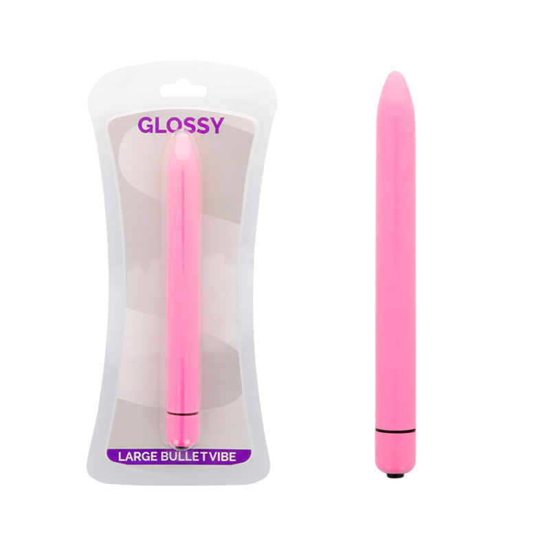 GLOSSY - SCHLANKER VIBRATOR DEEP ROSE
