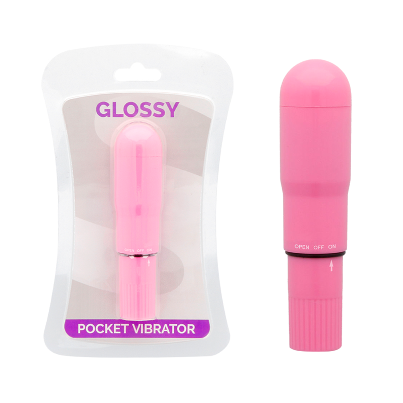 GLOSSY - TASCHENVIBRATOR DEEP ROSE