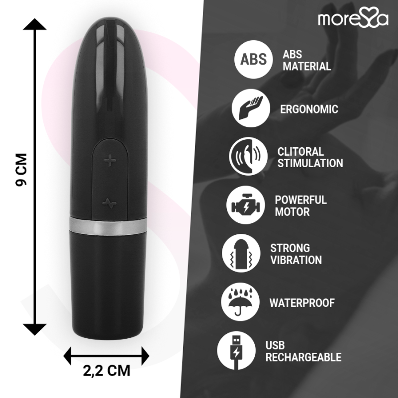 MORESSA - IVY VIBRATOR STIMULATOR REISE SCHWARZ