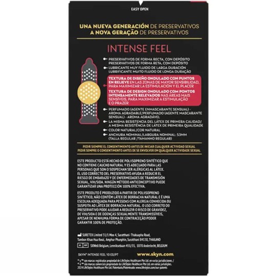 internationalizationtitlevalue lang"de-DE"![CDATA[SKYN - KONDOM MIT INTENSIVEM GEFÜHL UND STRUKTURIERTEM WELLENDESIGN, 10 EINHEI
