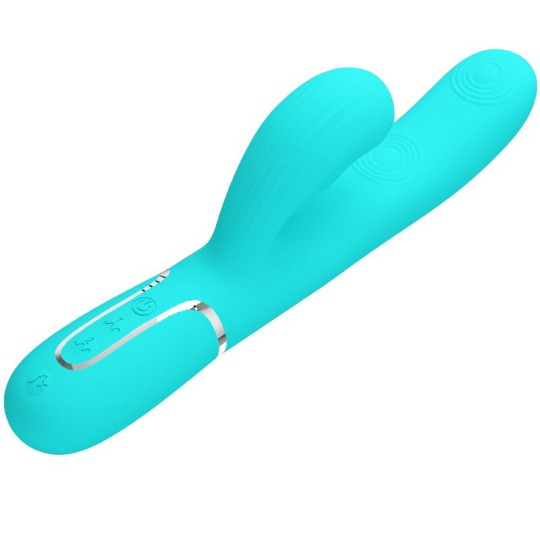 PRETTY LOVE - PERLITA MULTIFUNKTIONS-3-IN-1-G-PUNKT-VIBRATOR AQUA GRÜN PRETTY LOVE - PERLITA MULTIFUNKTIONS-3-IN-1-G-PUNKT-VIBRATOR AQUA GRÜN