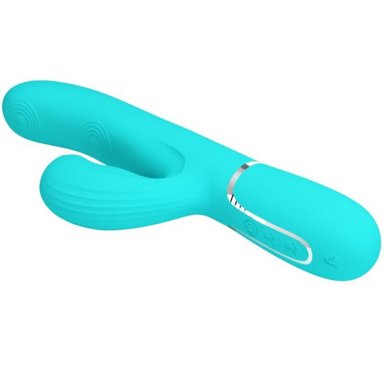PRETTY LOVE - PERLITA MULTIFUNKTIONS-3-IN-1-G-PUNKT-VIBRATOR AQUA GRÜN PRETTY LOVE - PERLITA MULTIFUNKTIONS-3-IN-1-G-PUNKT-VIBRATOR AQUA GRÜN