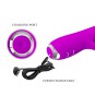 PRETTY LOVE - RACHEL WIEDERAUFLADBARER VIBRATOR MIT LILA SAUGNAPF