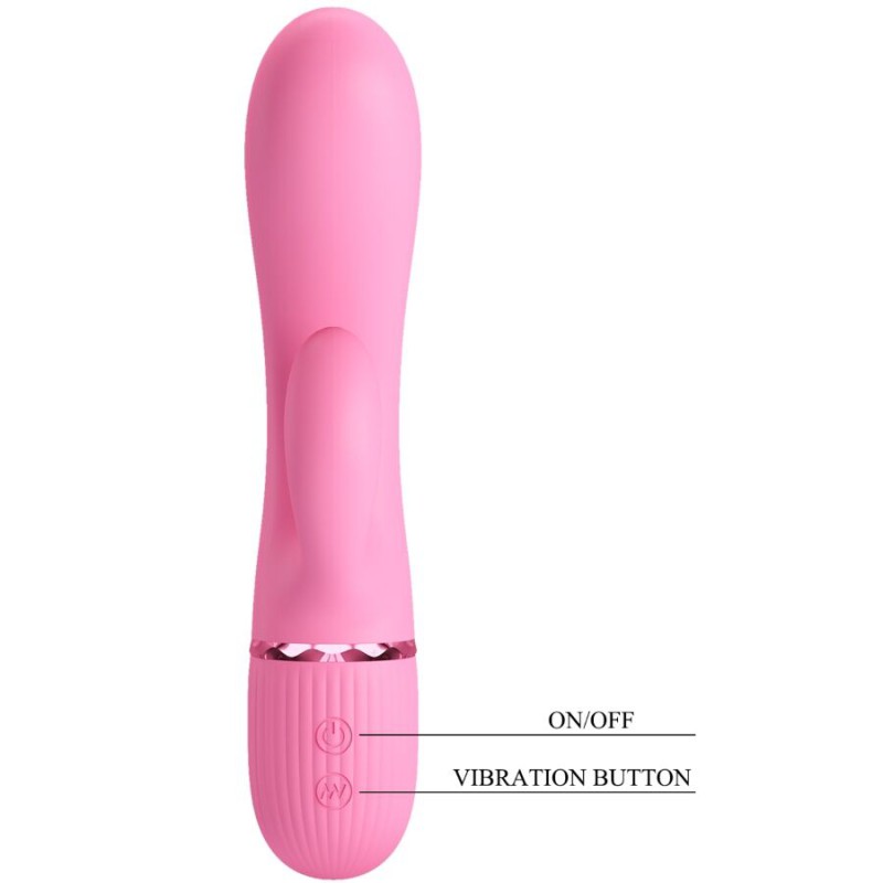 PRETTY LOVE - MARSKI RABBIT VIBRATOR & G-SPOT ROSA