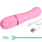 PRETTY LOVE - MARSKI RABBIT VIBRATOR & G-SPOT ROSA