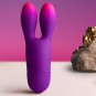 ROCKS-OFF - GLO-GIRL BUNNY LILA FLEXIBLER VIBRATOR