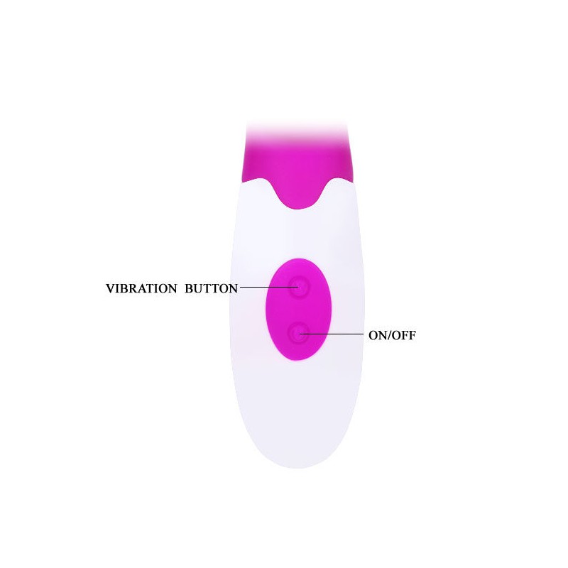 PRETTY LOVE - FLIRTATION ALVIS VIBRATOR MIT KLITORIS-STIMULATOR