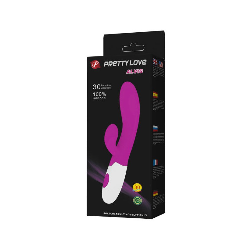 PRETTY LOVE - FLIRTATION ALVIS VIBRATOR MIT KLITORIS-STIMULATOR