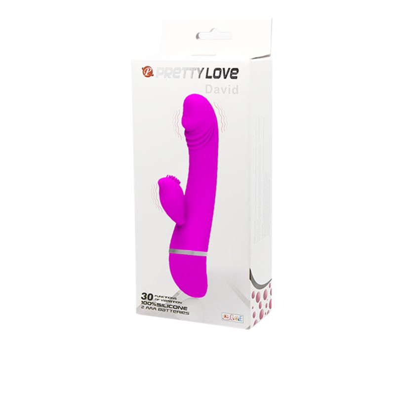 PRETTY LOVE - FLIRTATION VIBRATOR MIT KANINCHEN DAVID