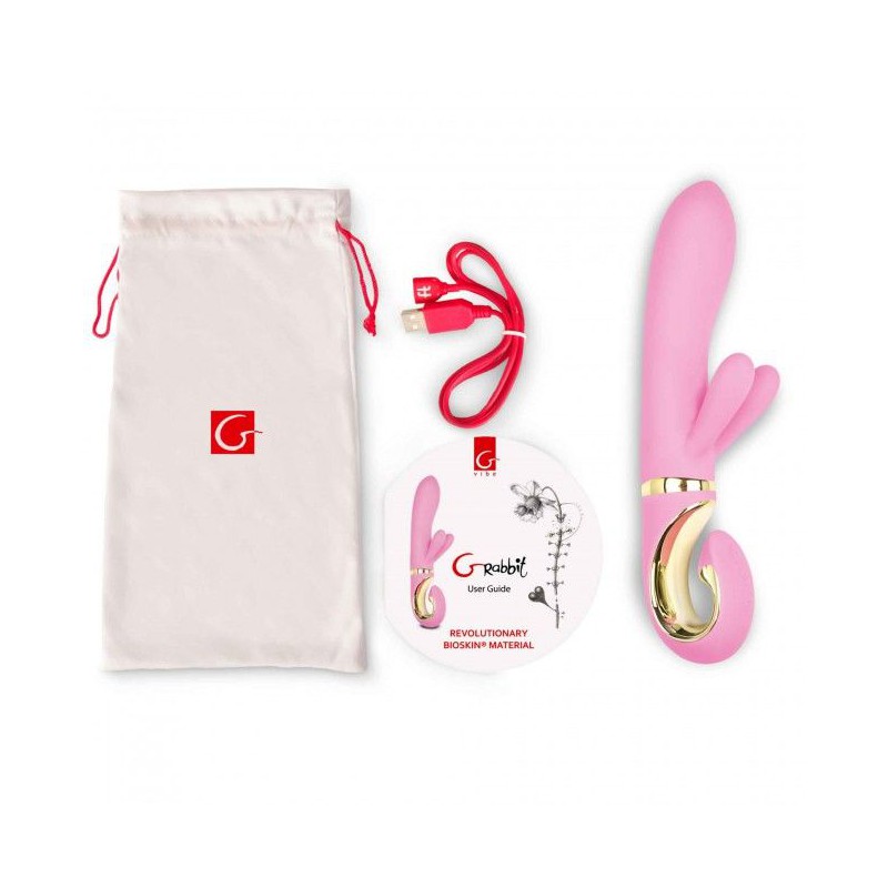 G-VIBE - G-RABBIT ROSA RAMPANT BUNNY VIBRATOR