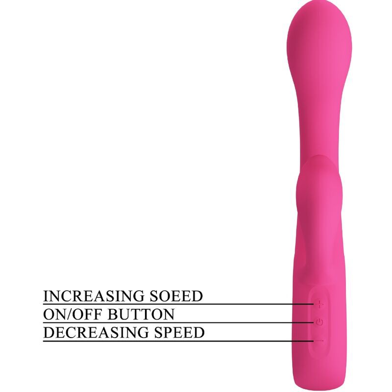 PRETTY LOVE - FRITZ RABBIT VIBRATOR 12 VIBRATIONEN ROSA