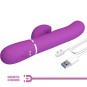 PRETTY LOVE - PERLITA 3 IN 1 MULTIFUNKTIONS-RABBIT-VIBRATOR LILA
