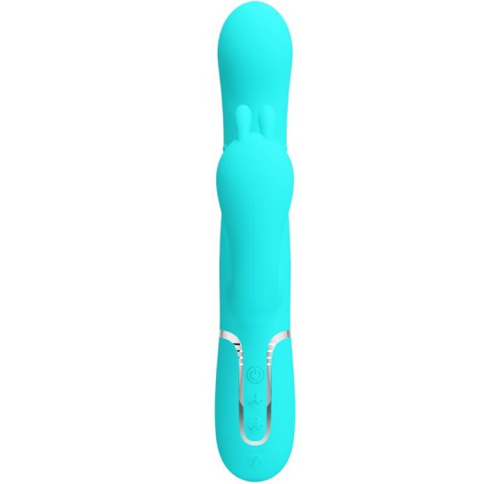 PRETTY LOVE - CAMMY 4 IN 1 MULTIFUNKTIONS-DREIFACHER RABBIT-VIBRATOR BLAU