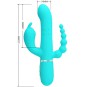 PRETTY LOVE - CAMMY 4 IN 1 MULTIFUNKTIONS-DREIFACHER RABBIT-VIBRATOR BLAU