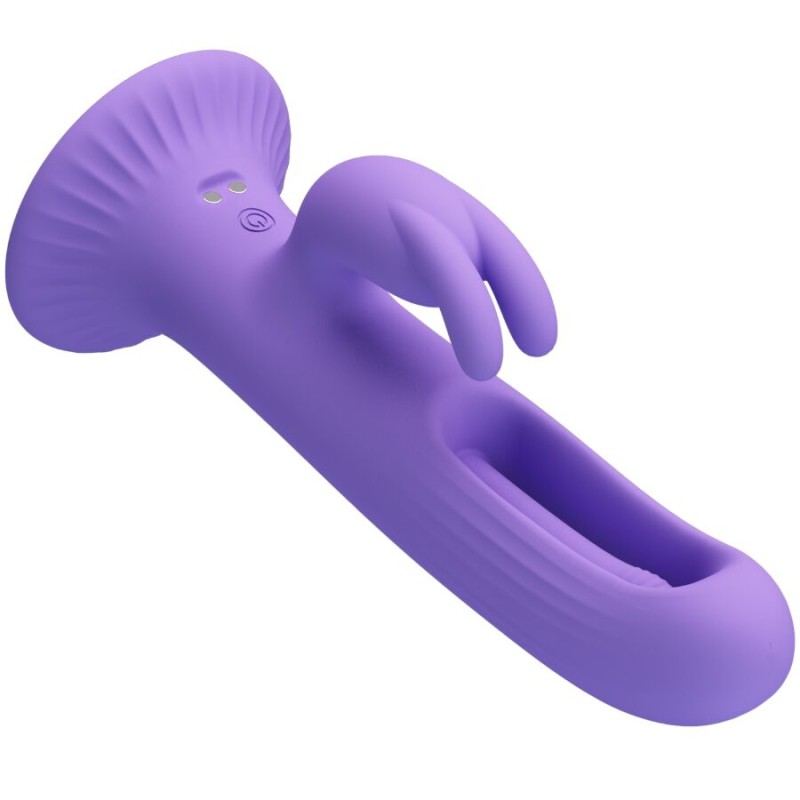 PRETTY LOVE - KILLMOULIS RABBIT VIBRATOR 12 VIBRATIONSMODI LILA