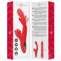 INTENSE - JESSICA MULTIFUNKTIONSVIBRATOR KLITORISSTIMULATION 24,8 CM ROT