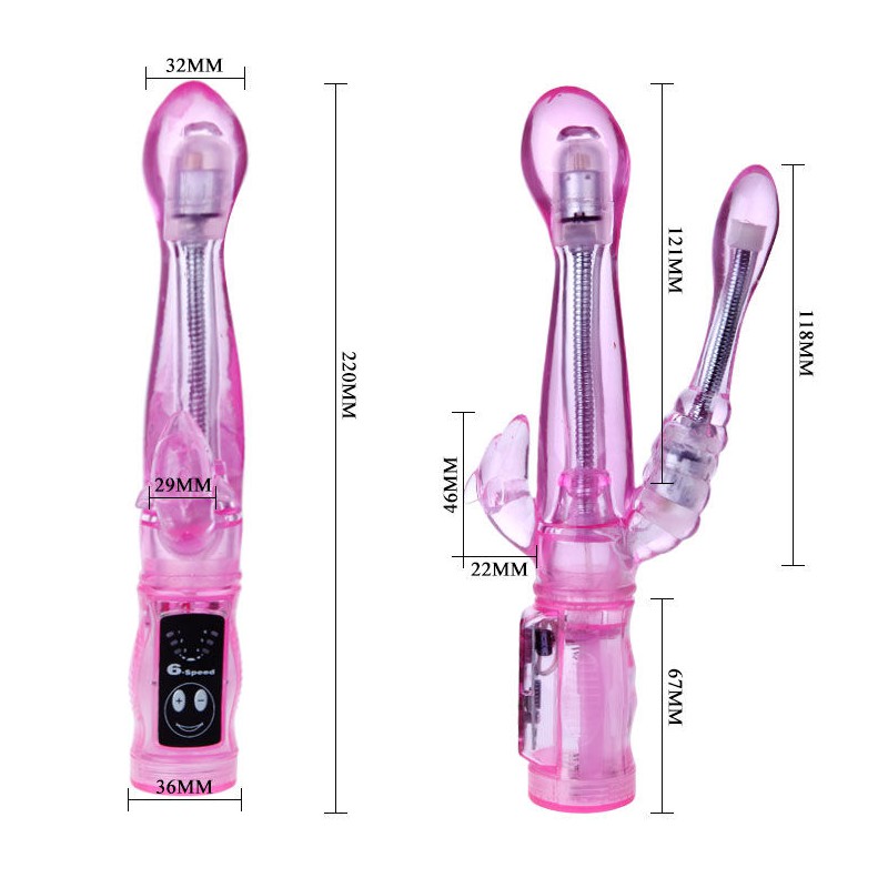 BAILE - FLEXIBLER VIBRATOR MIT ANALSTIMULATOR