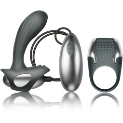 CLIMAXIMUM - EXCITE KIT COCK RING + DRAHT-PROSTATAMASSAGEGERÄT
