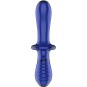 SATISFYER - DOPPEL KRISTALL DILDO BLAU