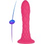 SILEXD - DREAMY DILDO FANTASY FLÜSSIGSILIKON THERMOREAKTIV FUCHSIA 18,5 CM