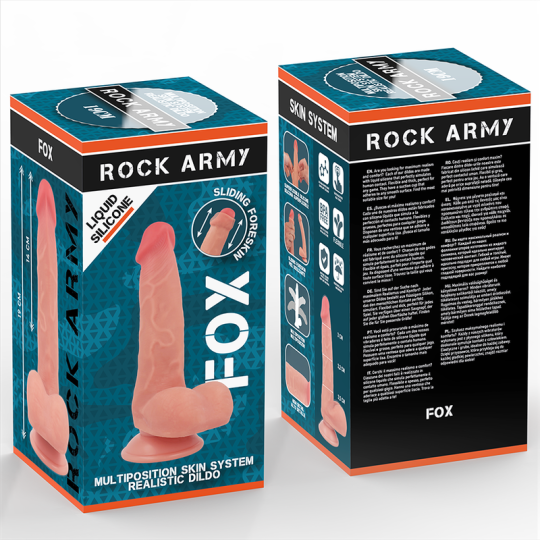 ROCKARMY - FLÜSSIGSILIKONFUCHS 19 CM -O- 3,2 CM