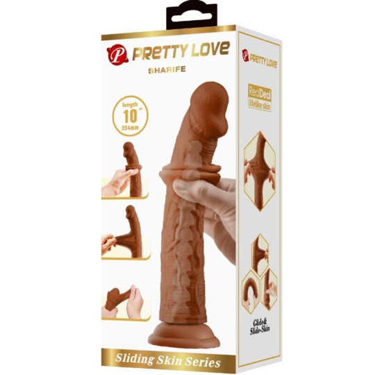 PRETTY LOVE - SHARIFE REALISTISCHER DILDO 25 CM BRAUN PRETTY LOVE - SHARIFE REALISTISCHER DILDO 25 CM BRAUN