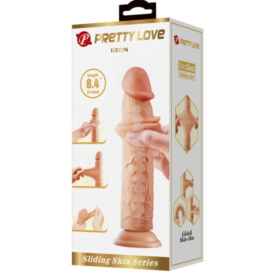 PRETTY LOVE - KEON REALISTISCHER DILDO 21 CM FLEISCH