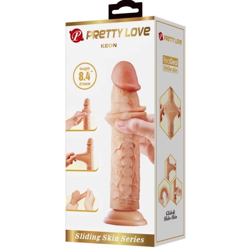PRETTY LOVE - KEON REALISTISCHER DILDO 21 CM FLEISCH