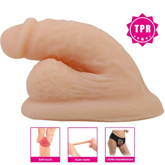 PRETTY LOVE - WILDON ULTRA REALISTISCHER UND ELASTISCHER DILDO 10 CM NATUR