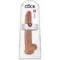 KING COCK - SCHWANZ MIT HODEN 35,6 CM - HAUTFARBEN