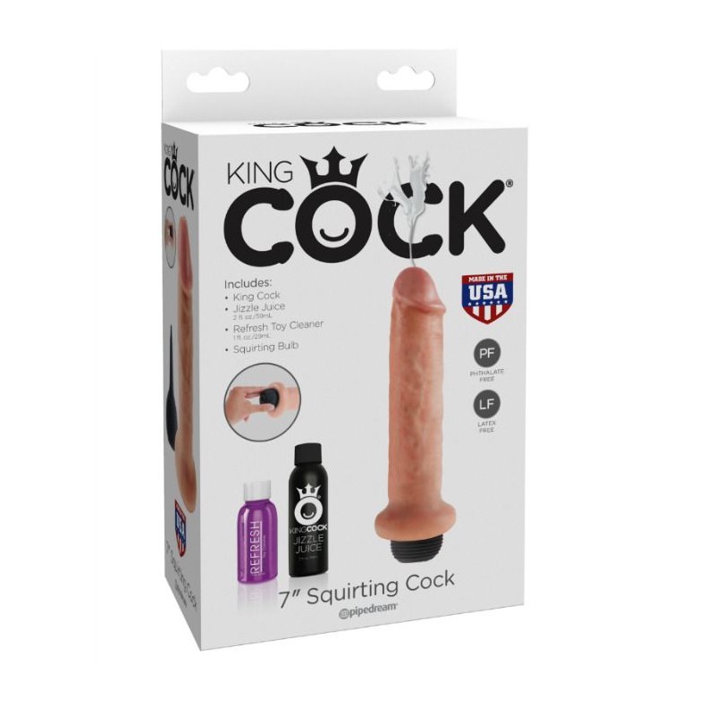 KING COCK - 17.8 CM SPRITZENDER HAHN