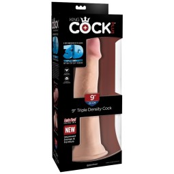 KING COCK - DREIFACHER DICHTEHAHN 23 CM