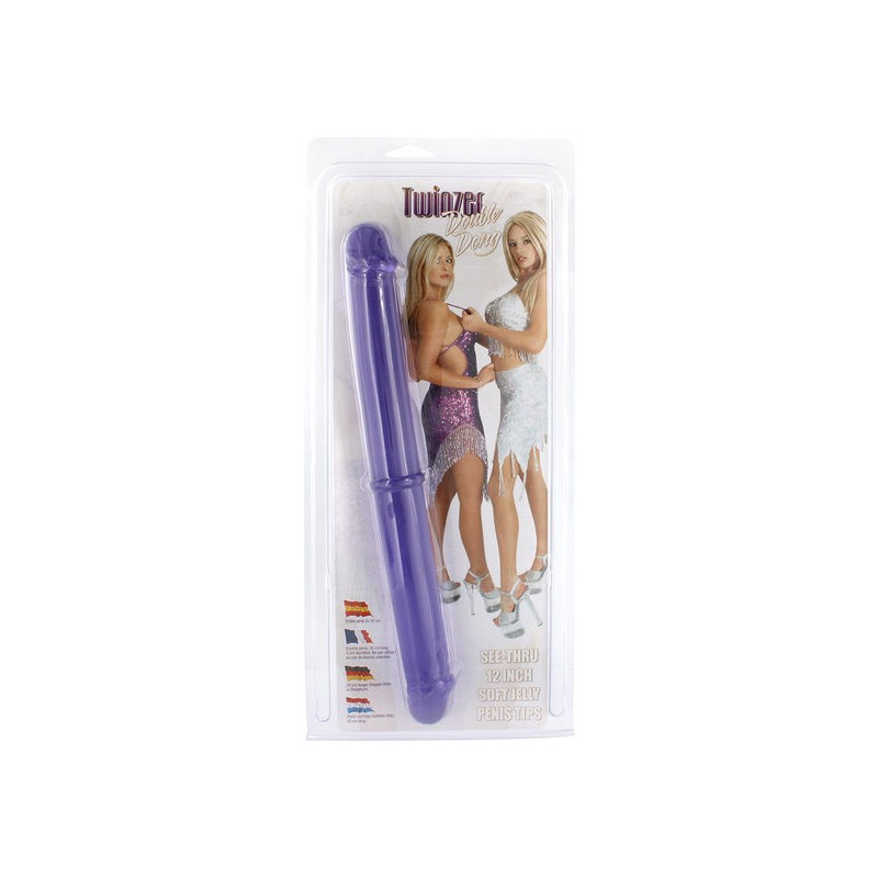 SEVEN CREATIONS - DOPPELPENIS 30 CM LILA