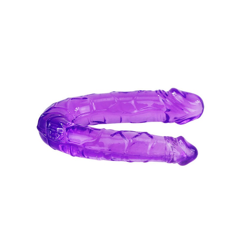 BAILE - DOPPELDILDO IN FLIEDER FLEXIBLER GELEE