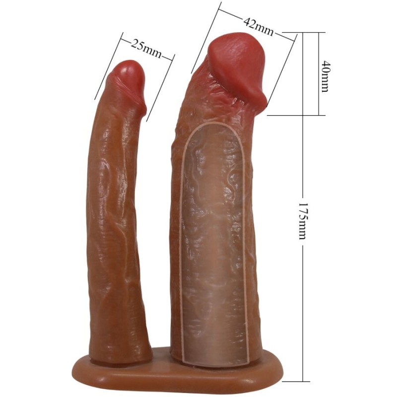 PRETTY LOVE - KEAVEN HARNESS SLIP UNIVERSAL & KOMFORTABEL DOPPELDILDO