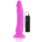 DIVERSIA - FLEXIBLER VIBRIERENDER DILDO LILA 21 CM -O- 4.9 CM