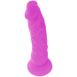 DIVERSIA - FLEXIBLER VIBRIERENDER DILDO LILA 21 CM -O- 4.9 CM